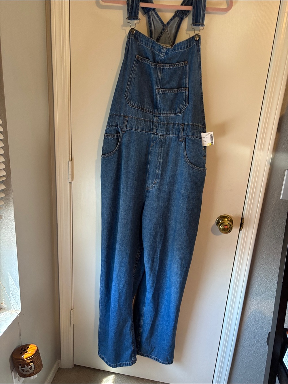 Free People Denim overalls